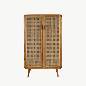 Alva Rattan Cupboard for Living Room Coastal Interiors Sydney
