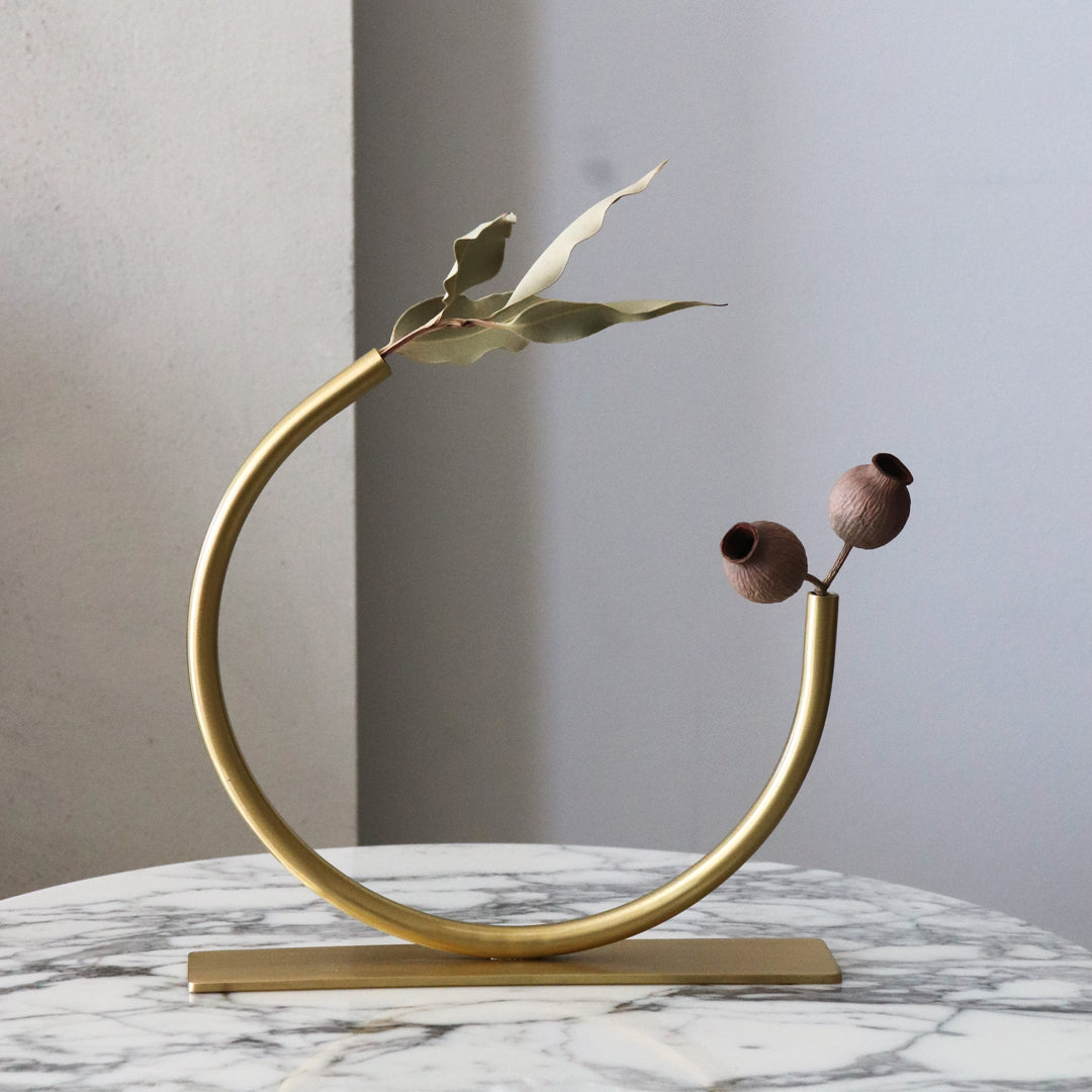 Arc - Solid Brass Vase – Coco Unika